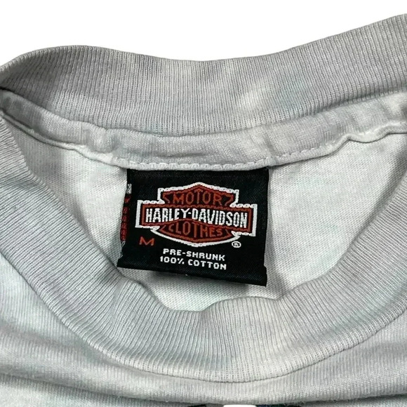 Vintage Harley Davidson all over print Amarillo, Texas t-shirt size medium - Picture 3 of 6